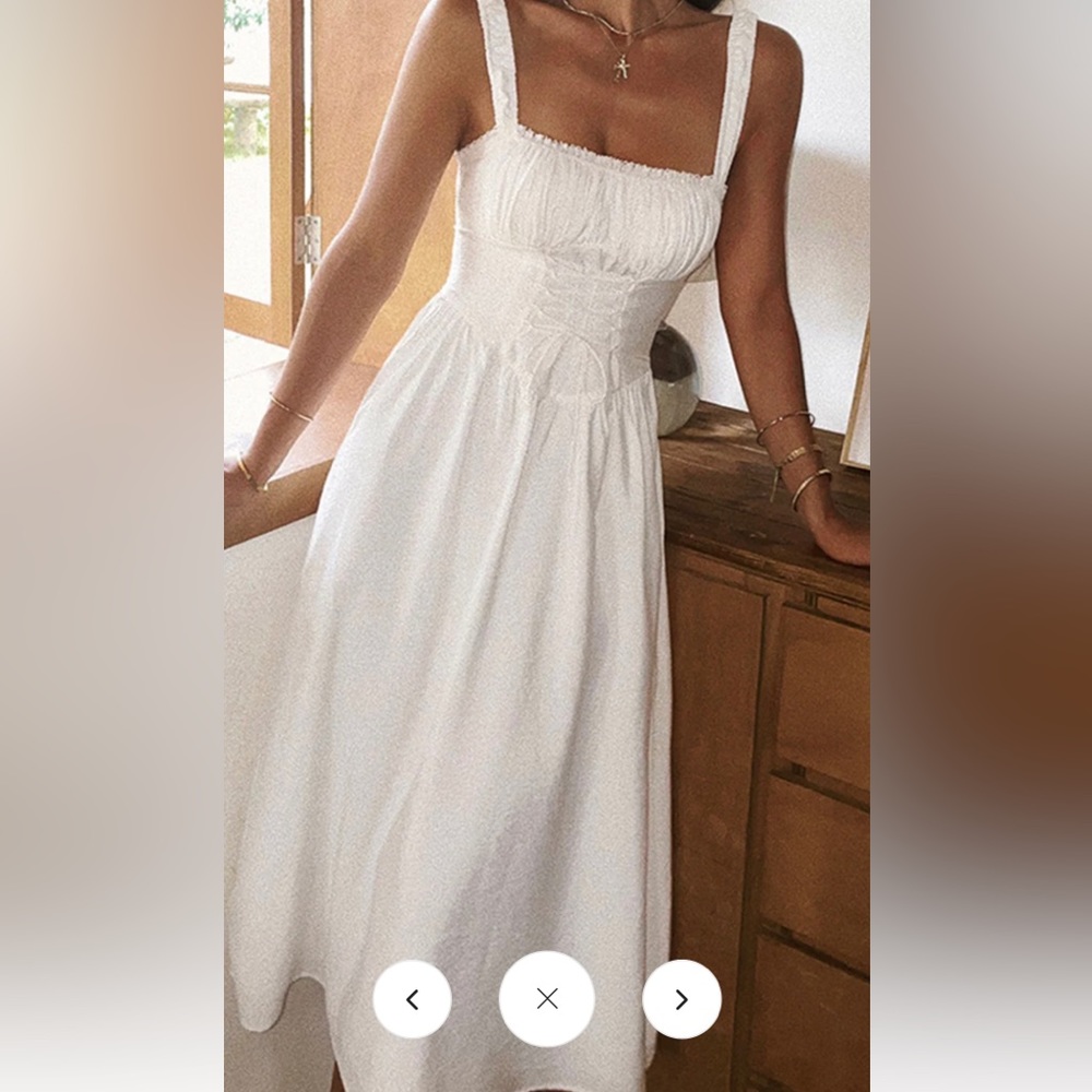 Coastal Cowgirl Corset Long Dress